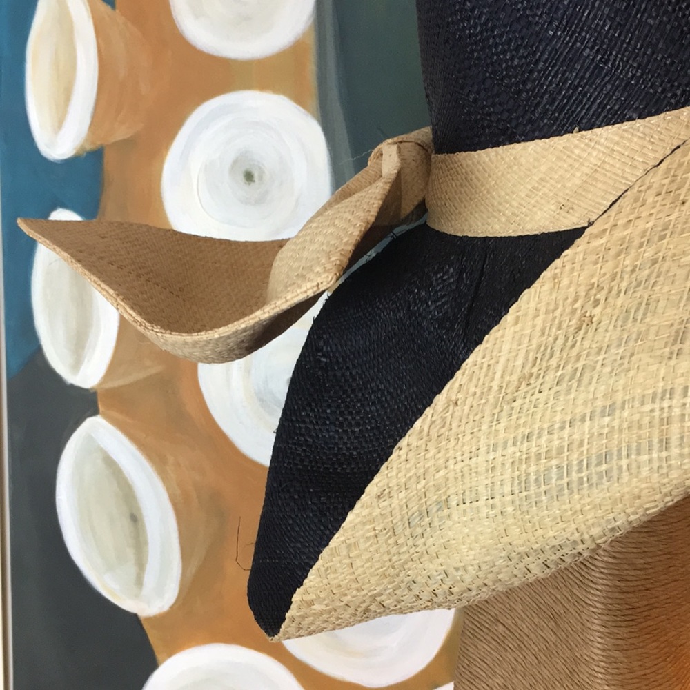 Raffia Wide Brim Hat - Picture 2 of 8